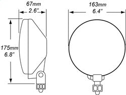 Hella 500 Series Fog Lamp Kit 12V H3