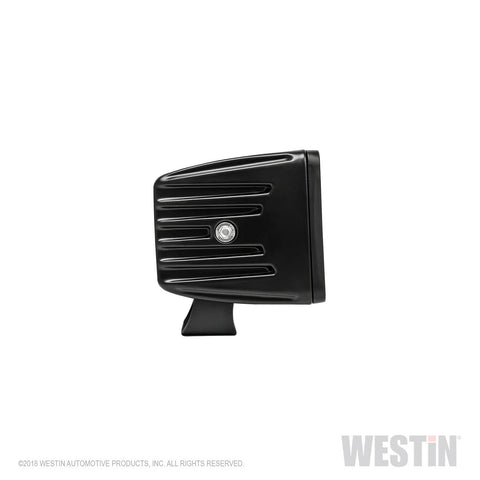 Westin HyperQ LED Auxiliary Light; Pair; 3.2 x 3 in. 5W Cree Flood Beam;