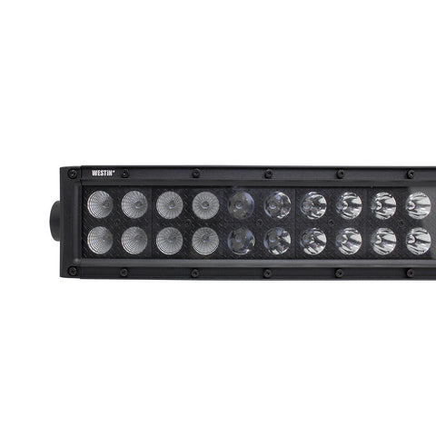 Westin B-FORCE Double Row LED Light Bar; 30 in. Combo w/3W Cree; Black;