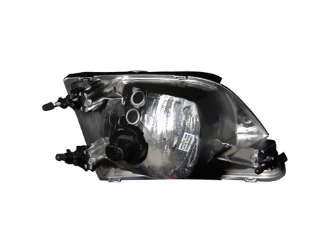 Anzo USA Crystal Headlight Set; Clear Lens; Chrome Housing; Pair;