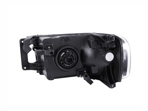 ANZO USA Crystal Headlight Set; Clear Lens; Chrome Housing; Pair;
