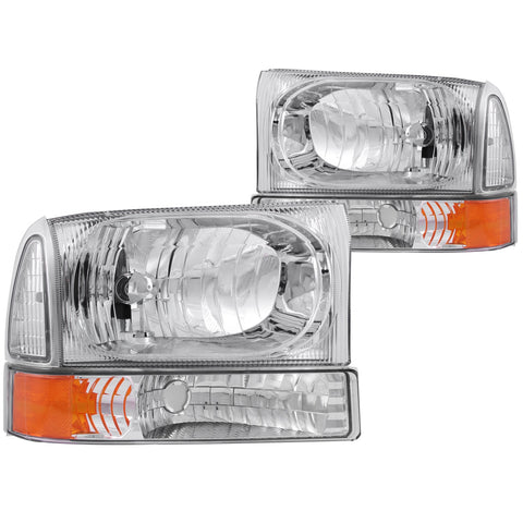ANZO USA Crystal Headlight Set