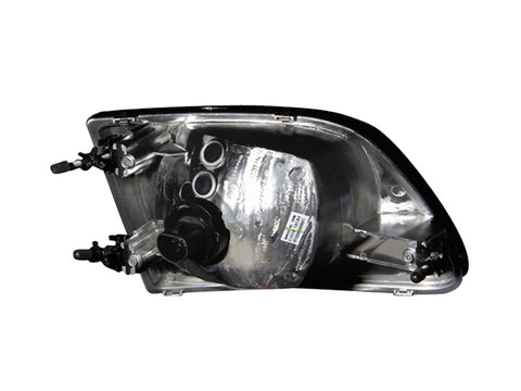 Anzo USA Crystal Headlight Set; Clear Lens; Black Housing; G2; Pair;