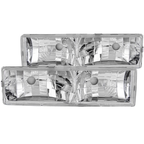 ANZO USA Crystal Headlight Set