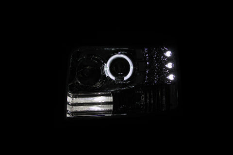 ANZO USA Projector Headlight Set w/Halo