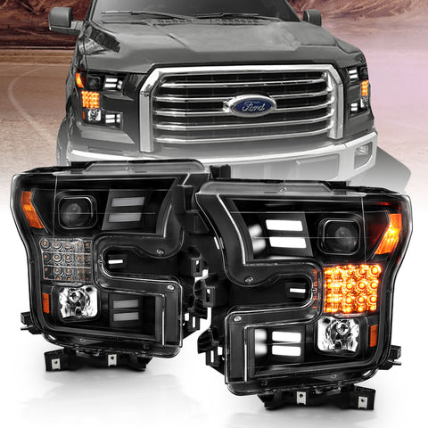 Anzo USA Projector Headlight Set