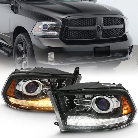 Anzo USA Projector Headlight Set w/Halo
