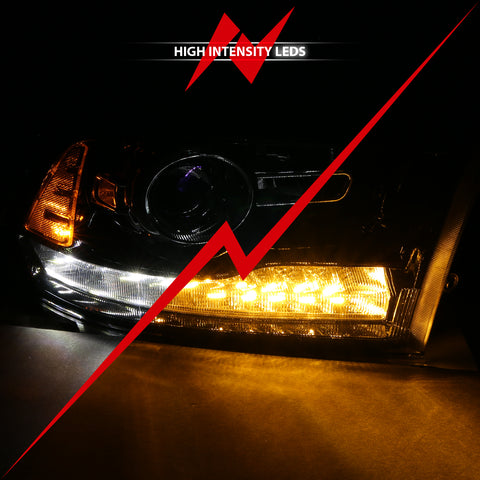 Anzo USA Projector Headlight Set w/Halo