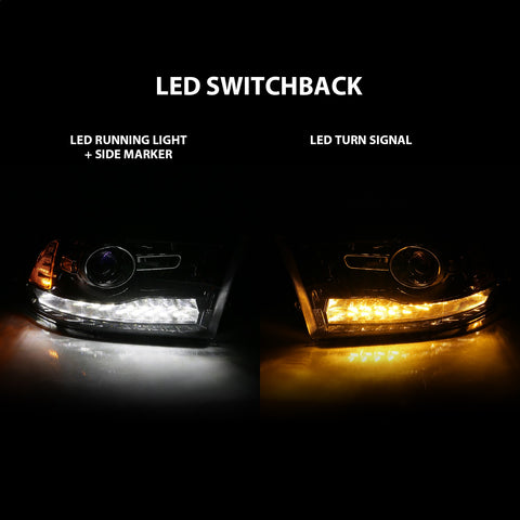 Anzo USA Projector Headlight Set w/Halo