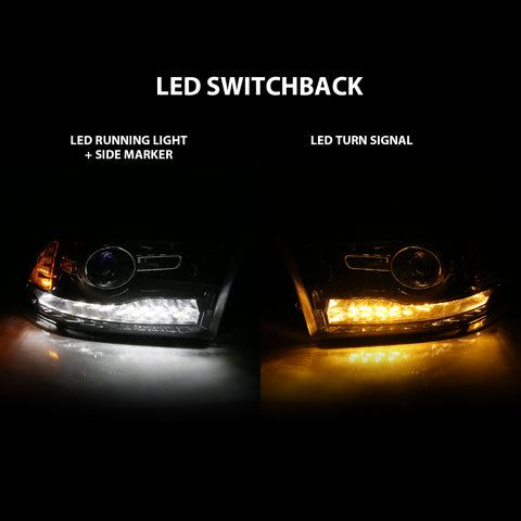 Anzo USA Projector Headlight Set w/Halo
