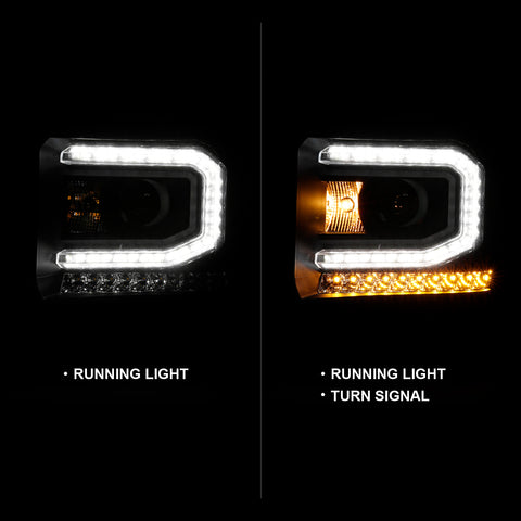 Anzo USA Projector Headlight Set
