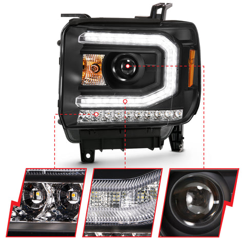 Anzo USA Projector Headlight Set