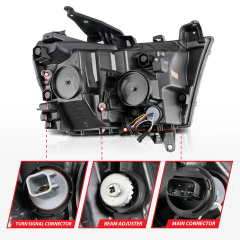 ANZO USA LED Projector Headlight