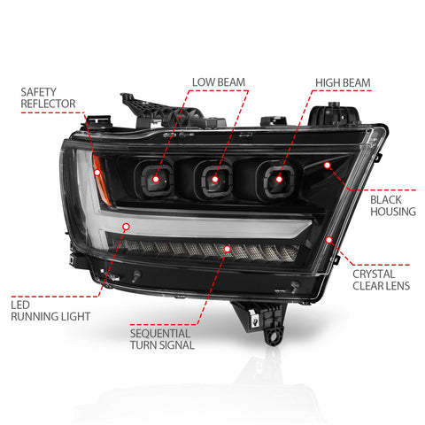 Anzo USA LED Projector Headlight