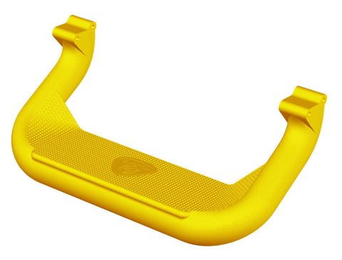 Carr Super Hoop Truck Step; XP7 Safety Yellow Powder Coat; Pair;
