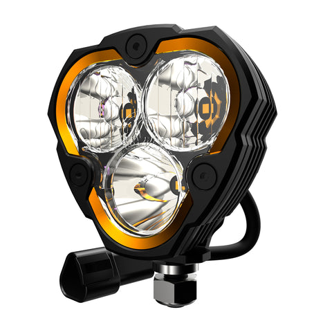 KC Hilites FLEX ERAâ„¢ 3 - Single Light - 40W Combo Beam