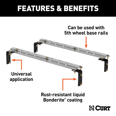 CURT CURT 16101 Universal 5th Wheel Mounting Brackets