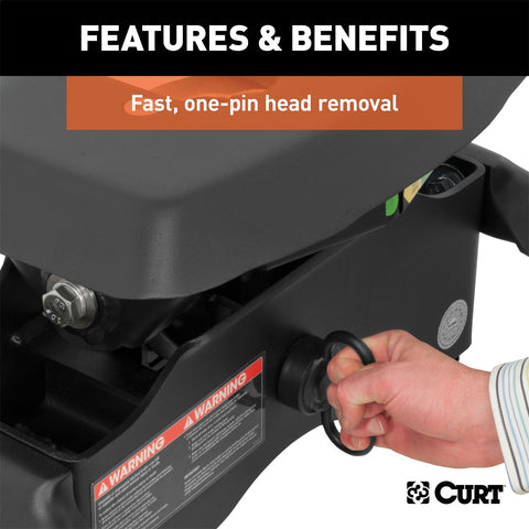 CURT CURT 16120 A16 5th Wheel Hitch; 16;000 lbs