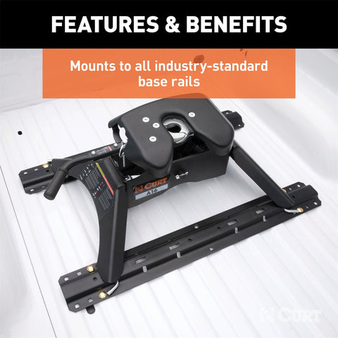 CURT CURT 16120 A16 5th Wheel Hitch; 16;000 lbs