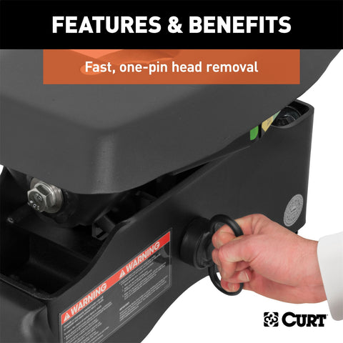 CURT CURT 16140 A20 5th Wheel Hitch; 20;000 lbs