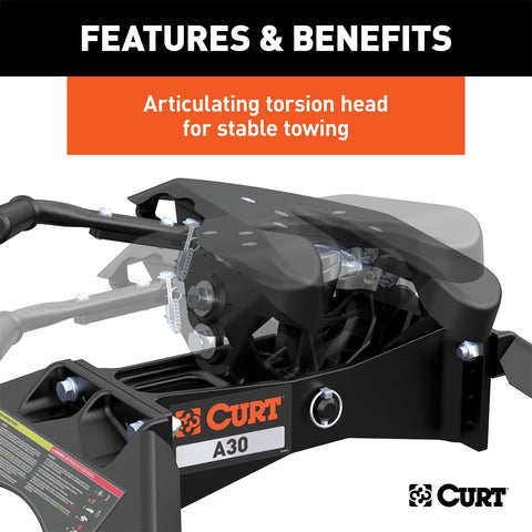 CURT CURT 16190 A30 5th Wheel Hitch; 30;000 lbs