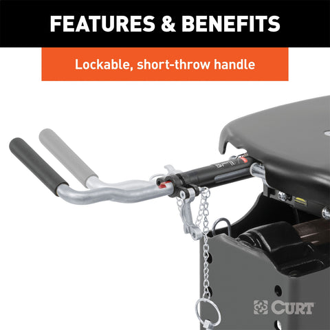 CURT CURT 16245 Q24 5th Wheel Hitch; 24;000 lbs
