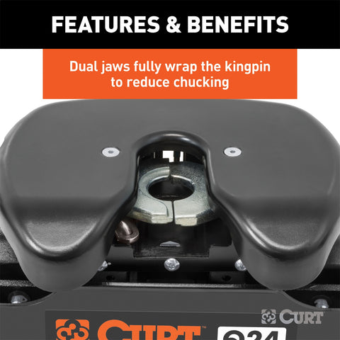 CURT CURT 16245 Q24 5th Wheel Hitch; 24;000 lbs
