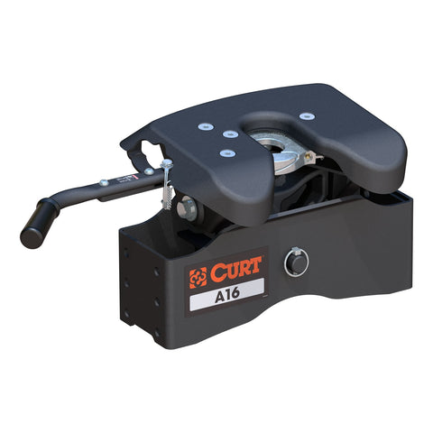 CURT CURT 16520 A16 5th Wheel Hitch Head Only; Legs or Roller Required; 16;000 lbs