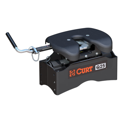 CURT CURT 16565 Q25 5th Wheel Hitch Head Only; Legs or Roller Required; 25;000 lbs