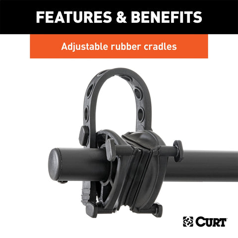 CURT Premium Hitch-Mounted Bike Rack (5 Bikes; 2in. Shank)