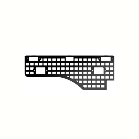 Putco Molle Panel; Passenger Side;