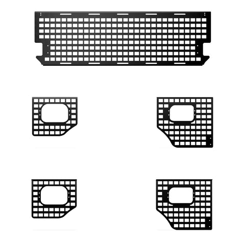 Putco Molle Panel; Passenger Side;