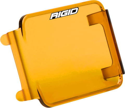 Rigid Industries RIGID Light Cover For D-Series LED Lights; Amber; Single
