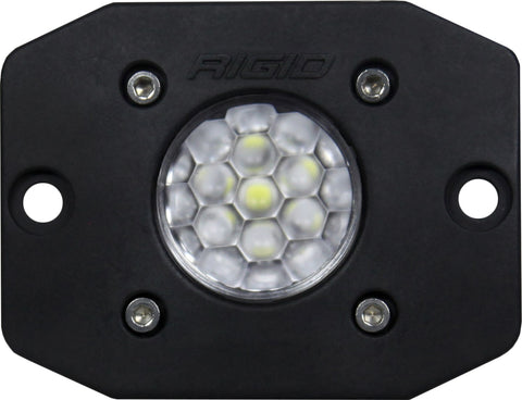 Rigid Industries RIGID Ignite LED Light; Diffused Lens; Flush Mount; Black Housing; Single