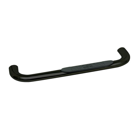 Westin Platinum 4 Oval Nerf Step Bars; Black; Steel; Mount Kit Included; Body Mount;
