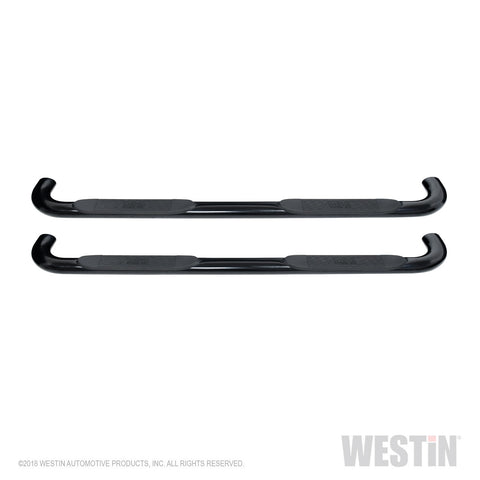 Westin Platinum 4 Oval Nerf Step Bars; Black;