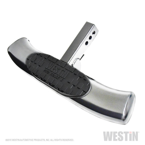 Westin PRO TRAXX 5 Hitch Step; 27 in. Step; 2 in. Receiver; Stainless Steel;