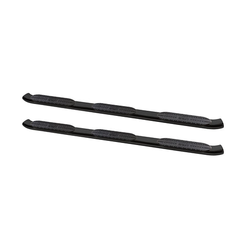 Westin PRO TRAXX 5 Oval Wheel to Wheel Nerf Step Bars; Black; w/Mount Kit;