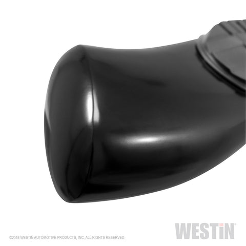 Westin PRO TRAXX 5 Oval Wheel to Wheel Nerf Step Bars; Black; w/Mount Kit;