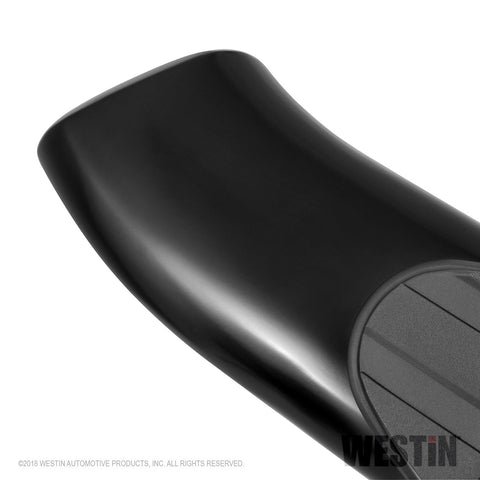Westin PRO TRAXX 5 Oval Wheel to Wheel Nerf Step Bars; Black; w/Mount Kit;