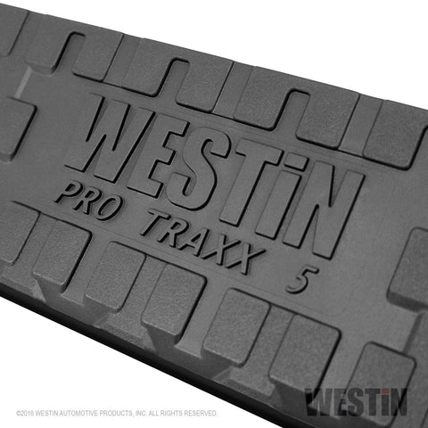 Westin PRO TRAXX 5 Oval Wheel to Wheel Nerf Step Bars; Stainless Steel; w/Mount Kit;