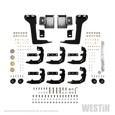 Westin PRO TRAXX 5 Oval Wheel to Wheel Nerf Step Bars