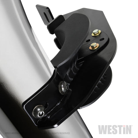 Westin PRO TRAXX 5 Oval Wheel to Wheel Nerf Step Bars; Stainless Steel;