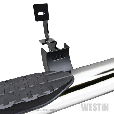 Westin PRO TRAXX 5 Oval Wheel to Wheel Nerf Step Bars; Stainless Steel;