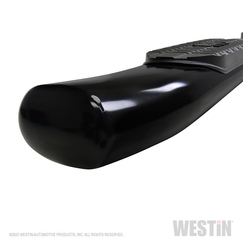 Westin PRO TRAXX 5 Oval Wheel to Wheel Nerf Step Bars; Black;