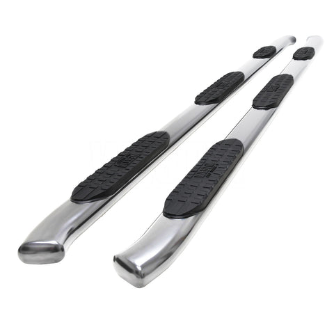 Westin PRO TRAXX 5 Oval Wheel to Wheel Nerf Step Bars; Stainless Steel;