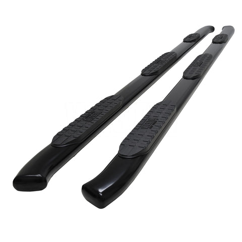 Westin PRO TRAXX 5 Oval Wheel to Wheel Nerf Step Bars; Black;