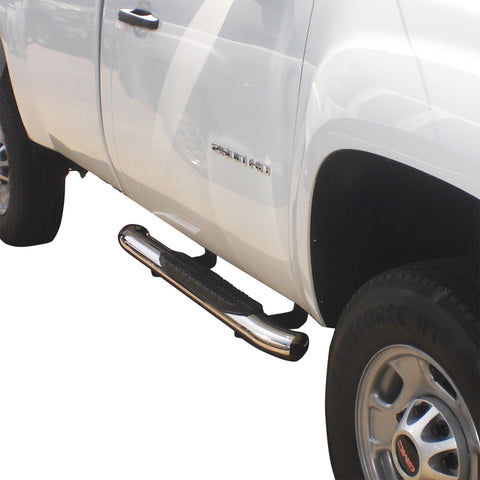 Westin PRO TRAXX 5 Oval Nerf Step Bars; Mount Kit Included; Polished Stainless Steel;