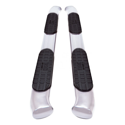 Westin PRO TRAXX 5 Oval Nerf Step Bars; Mount Kit Included; Polished Stainless Steel;