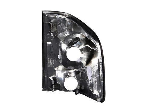 ANZO USA Tail Light Assembly; Clear/Red Lens; Carbon Housing; 3D Style; Pair;